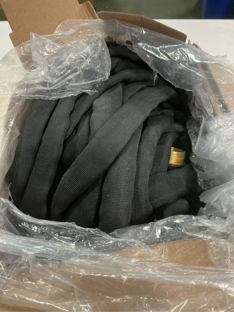 Condition photo showing Good Condition for 2535 Hose – Flexible, Lightweight Heavy-Duty Garden Hose & Spraying Nozzle Made of High Performance MXZ-7 Fiber with Crush Resistant Brass Fittings, 100', As As Seen on TV 100 Feet