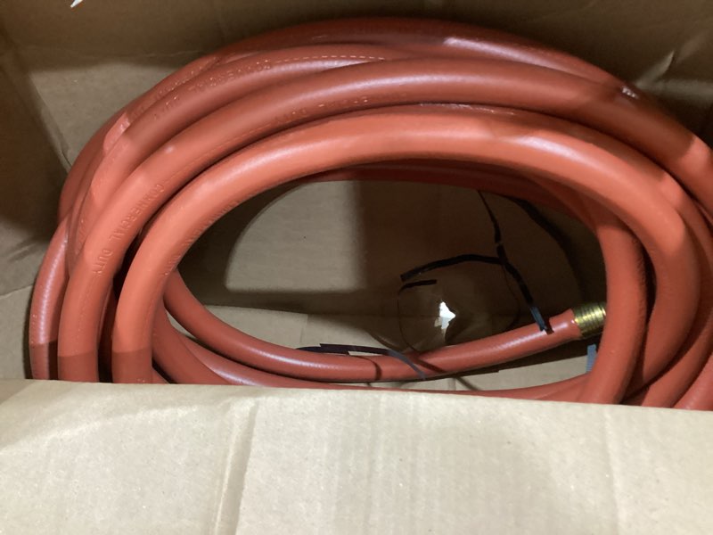 Condition photo showing Good Condition for gilmour pro commercial 3/4" x 50' heavy duty water hose, durable and kink resistant 50 ft garden hose