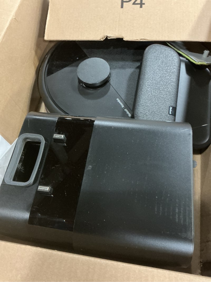 Condition photo showing As Is for iRobot Roomba 104 2in1 Vacuum & Mop Robot - Self-Empties for 75 Days, Intense Power-Lifting Suction, Vacuums All Floors, Ideal for Pet Hair, LiDAR Smart Navigation Mapping, Mops Hard Floors
