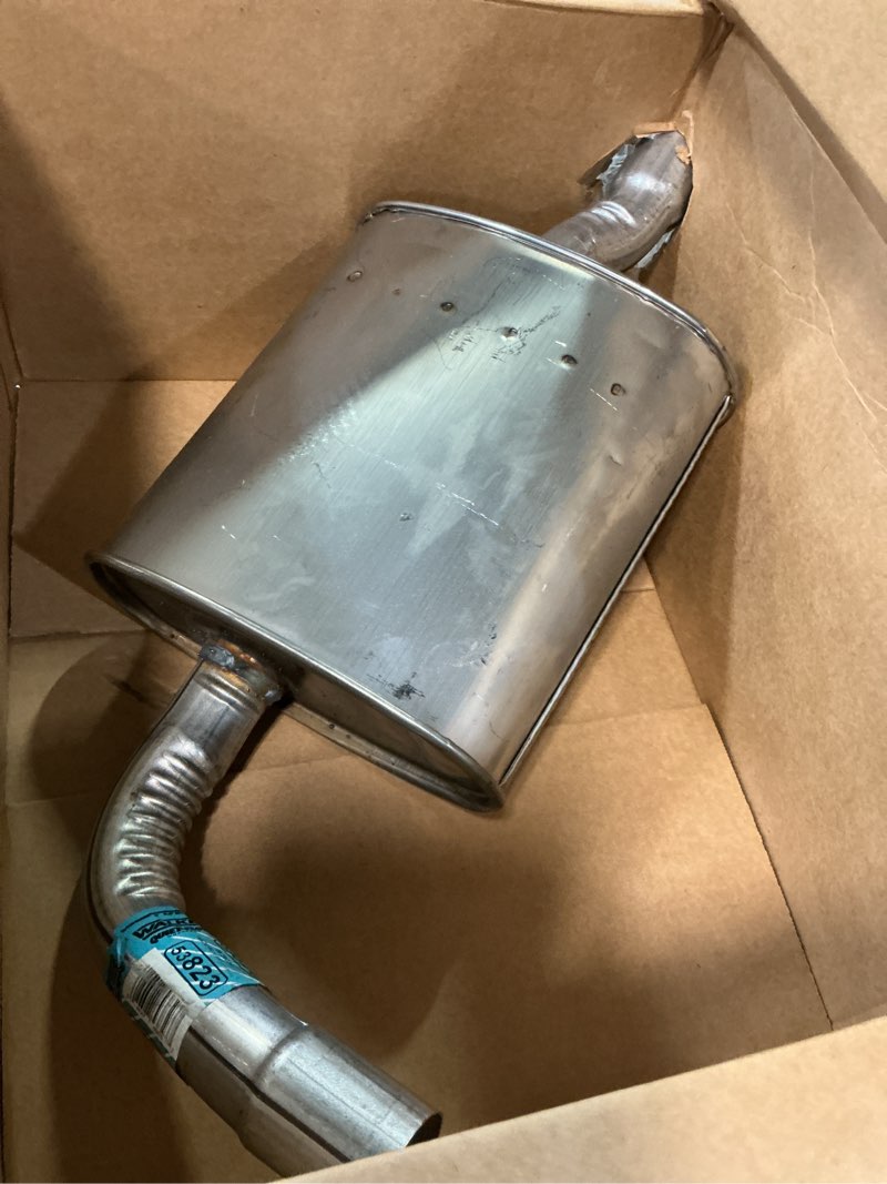 Condition photo showing Good Condition for walker quiet-flow ss 53823 direct fit exhaust muffler assembly 2" inlet (id) 2.25" outlet (od) for nissan altima