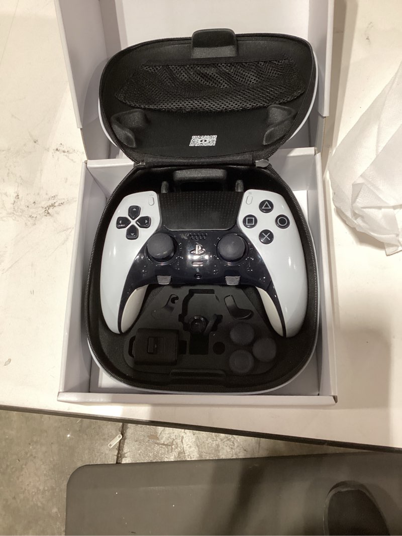 Condition photo showing As Is for PlayStation DualSense Edge Wireless Controller Edge White Incomplete 
