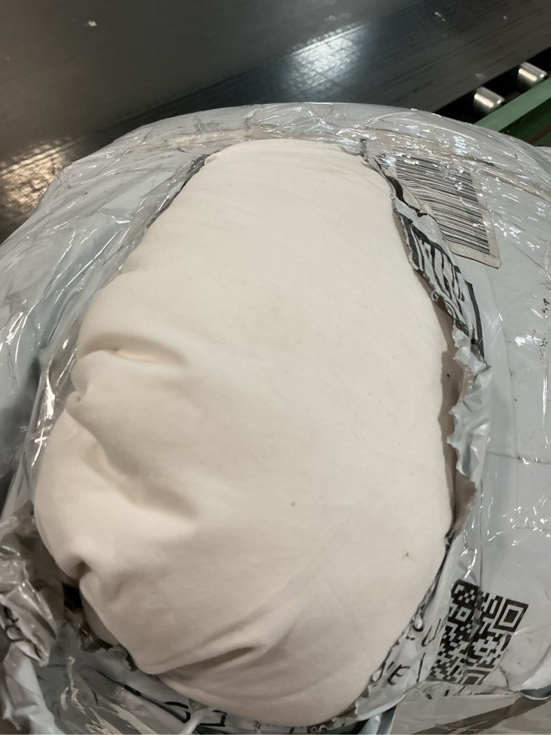 Condition photo showing As Is for Luxurious Goose Down Bed Pillows King Size Set of 2, Hotel Collection Pillows Designed for Deep Sleep, Soft and Supportive Filling for Side, Back Sleepers 20" x 36" King(Standard)