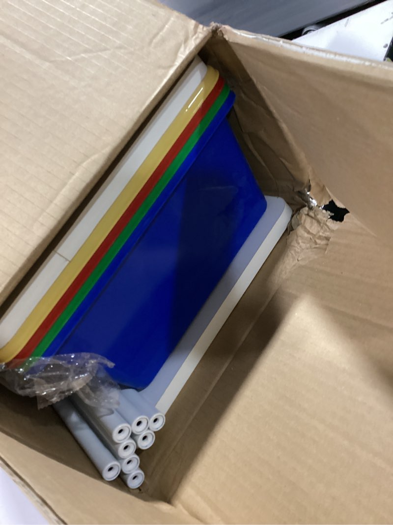 Condition photo showing Good Condition for Humble Crew, White/Primary Kids' Toy Storage Organizer with 12 Plastic Bins