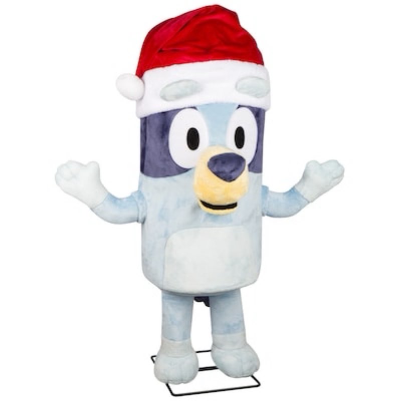 bluey 4-ft bluey musical animatronic decoration