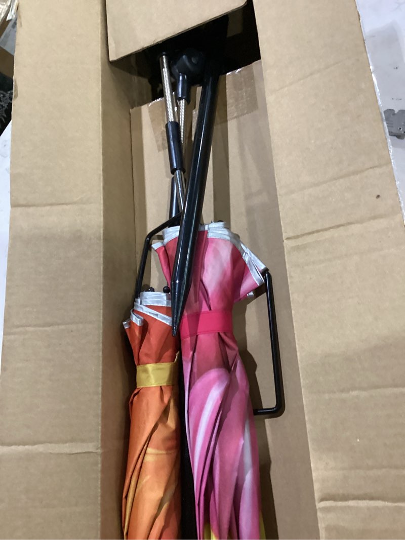 Condition photo showing New/Like New for 4 pack adjustable plant shade flower decorative umbrella for outdoor plants 26" larger garden umbrella shade with adjustable angle 43.4" higher for garden beds potted live(flowers)