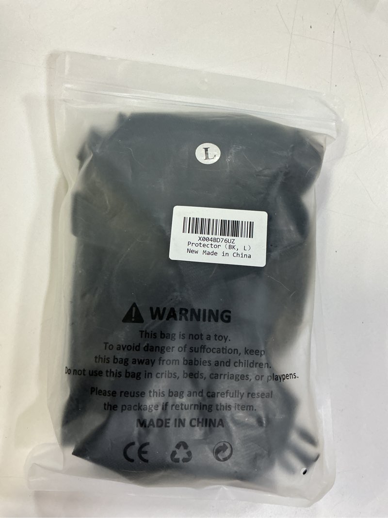 Condition photo showing Good Condition for BARKLESS Dog Tail Protector, Dog Tail Guard for Medium Large Dogs, Adjustable Cover to Prevents Licking Wounds, Breathable Tail End Bag for Recovery (Black, L)