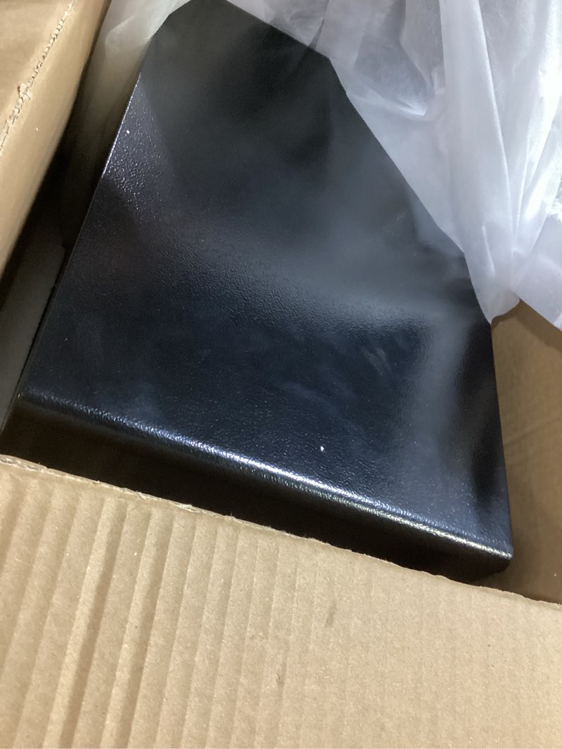 Condition photo showing Good Condition for smart biometric safe with fingerprint lock (9.84"d x 13.78"w x 9.84"h), small safe box with silent mode & backlit keypad & led light, valentines day gifts for men women