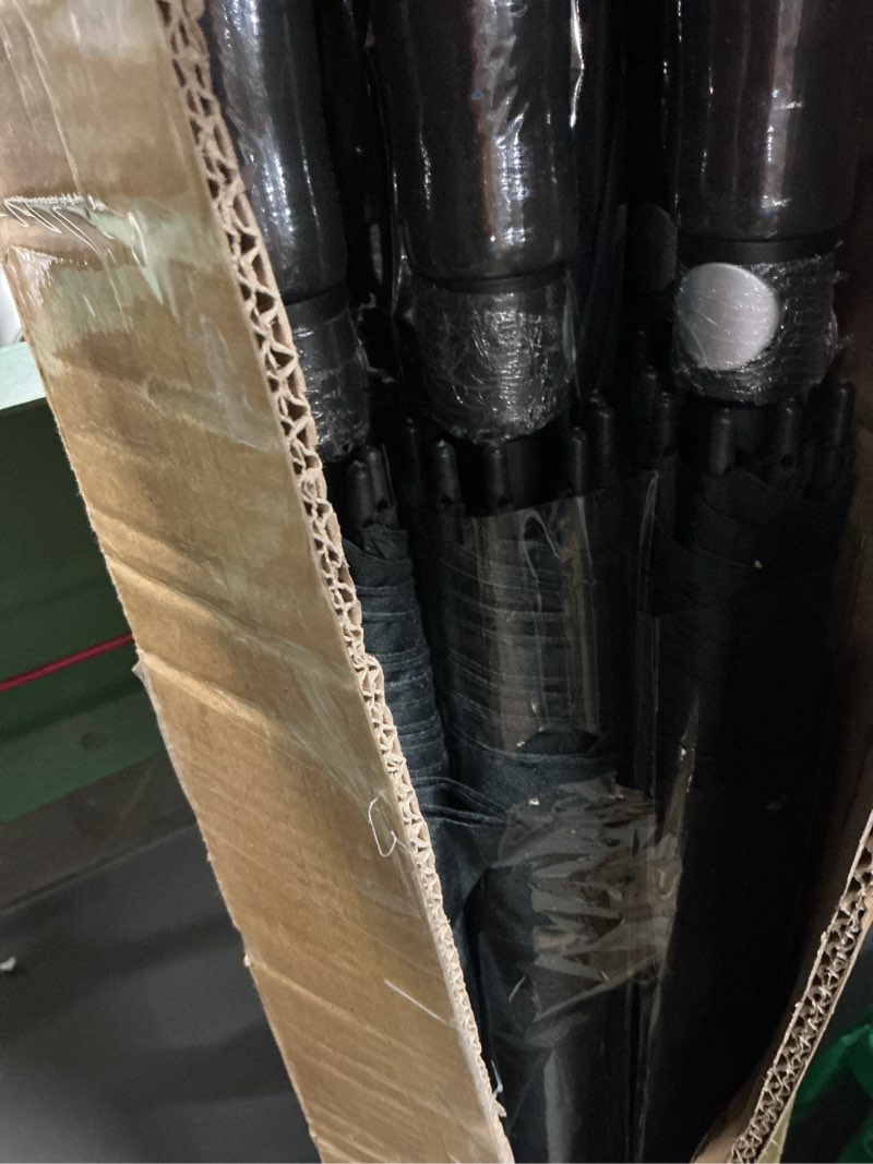 Condition photo showing New/Like New for Jexine 10 Pcs Large Automatic Open Golf Umbrella 62 Inch Double Canopy Rain Umbrella Windproof Waterproof Heavy Duty for Men Women Family Travel Sports Black