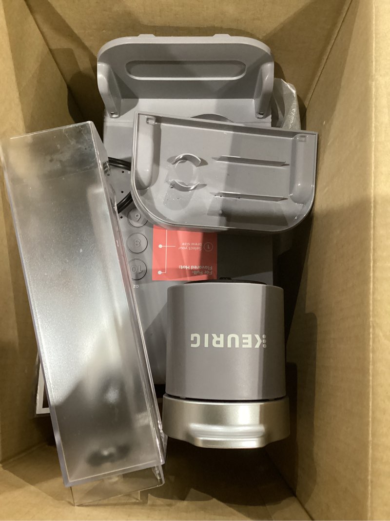 Condition photo showing As Is for Keurig K-Supreme SMART Single Serve Coffee Maker With Wifi Compatibility, 4 Brew Sizes, And 66oz Removable Reservoir, Compatible with Alexa, Gray
