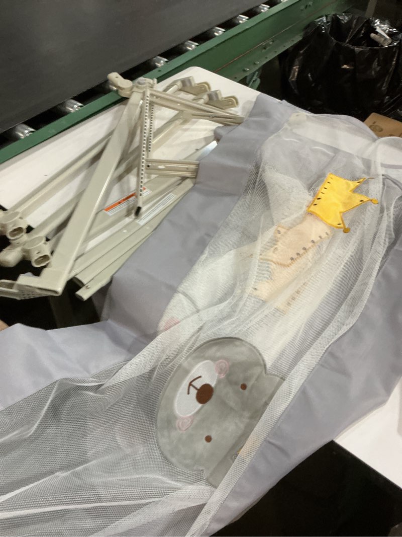 Condition photo showing As Is for omzer 3-Piece Bed Rails for Queen Bed - Height Adjustable Bed Rail for Toddlers with Double Child Lock, Bed Rail for Baby Kids with Pattern, Infants Toddler Bed Gate for Queen Size Bed, 78.7x78.7x59” 78.7x78.7x59 inch (similar)