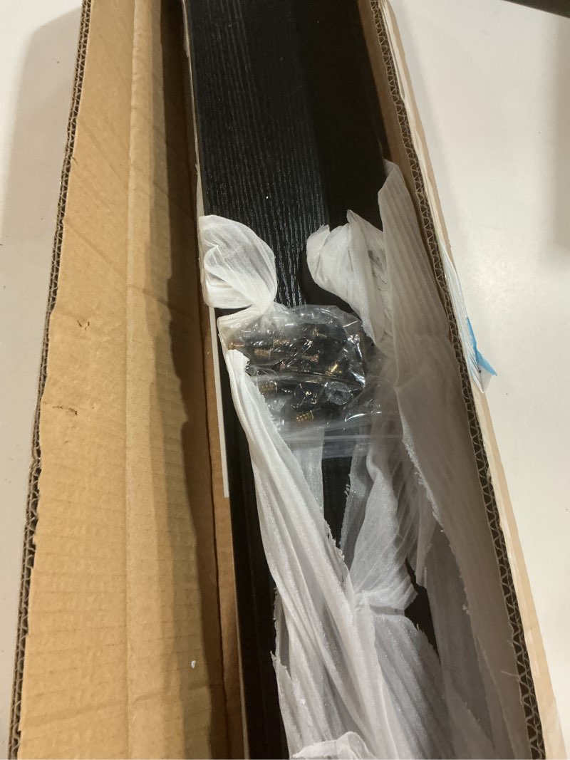 Condition photo showing Good Condition for mylifeunit over the stove shelf, 31.5" wood stove top shelf for back of gas stove, electric stove or curved stove spice rack shelf for countertop, black