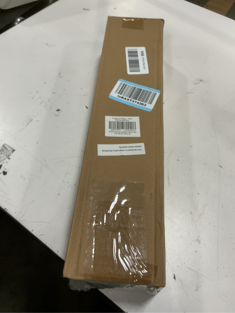 Condition photo showing New/Like New for lazblinds no tools no drill cordless bamboo roman shades, light filtering window treatment, roll up bamboo blinds for windows 20'' w x 64'' h, brown light filtering-brown206 20" w x 64" h
