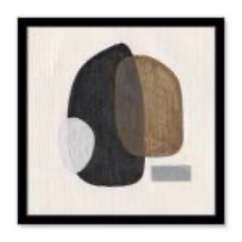 Inola neutral stones wall art 