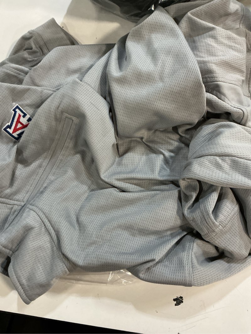 Condition photo showing Good Condition for (size:2xl)vantage apparel ncaa mens collegiate micro mesh performance gray 1/4 zip pullover arizona wildcats xx-large team color