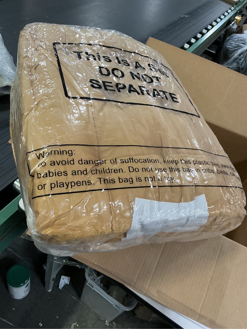 Condition photo showing New/Like New for Nuanchu Memory Foam Chair Cushions Set of 4, Thick Indoor Seat Cushions for Dining Chairs Tufted Seat Pads for Kitchen, Dining Room, Office,(Turmeric Yellow,16.5"x16.5"x4") Turmeric Yellow 16.5"x16.5"x4"