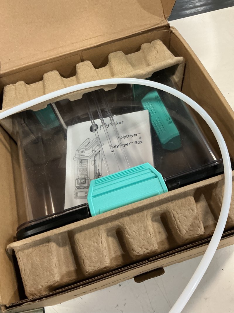 Condition photo showing Good Condition for polymaker 3d printing filament storage box - polydryer box for continuous filament sealing and protection, 3d printer filament holder compatible with pa nylon, pla, pvb, petg, abs, tpu 1.75mm 2.85mm polydryer box (only storage box)