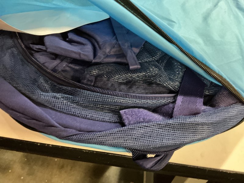 Condition photo showing Good Condition for LEEDOR Bed Tent Dream Tents Bed Canopy Shelter Cabin Indoor Privacy Warm Breathable Pop Up Twin/Full/Queen for Kids and Adult Patent Pending(Mattress Not Included) Tw\" Mesh Navy