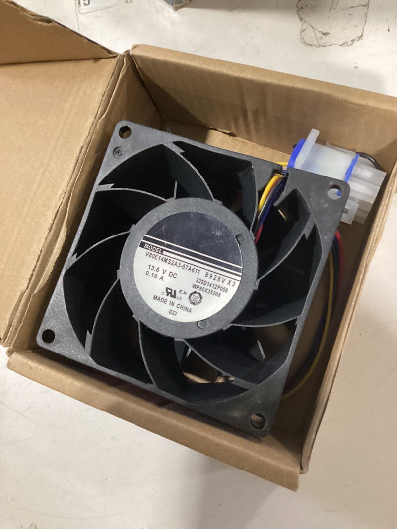 Condition photo showing Good Condition for wr60x35205 refrigerator fresh food refrigeration room evaporator fan motor dc 13.6v 0.16a compatible with ge replacement model wr60x29099 wr60x24723 wr60x20880 wr60x26281