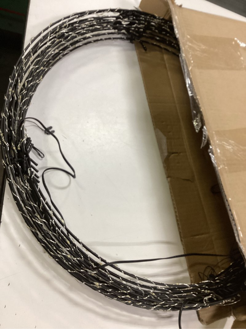 Condition photo showing Good Condition for Joomer 2 Pack Christmas Big Ball Lights, 20IN & 18IN Foldable Metal Sphere Lights Waterproof with Timer, Plug-in Hanging Tree Globe Light for Christmas Decorations-Warm White (Non-connectable) Warm White Plugin (20in+18in)