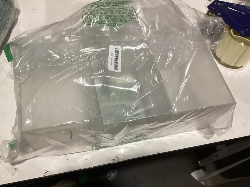 Condition photo showing Good Condition for Taiyin 4 Pcs Mini Helmet Display Case, Acrylic Clear Mini Football/ Helmet Display Box Plastic Small Display Case Protection Holder for Collecting Sports Memorabilia Toy 5 x 5 x 7''