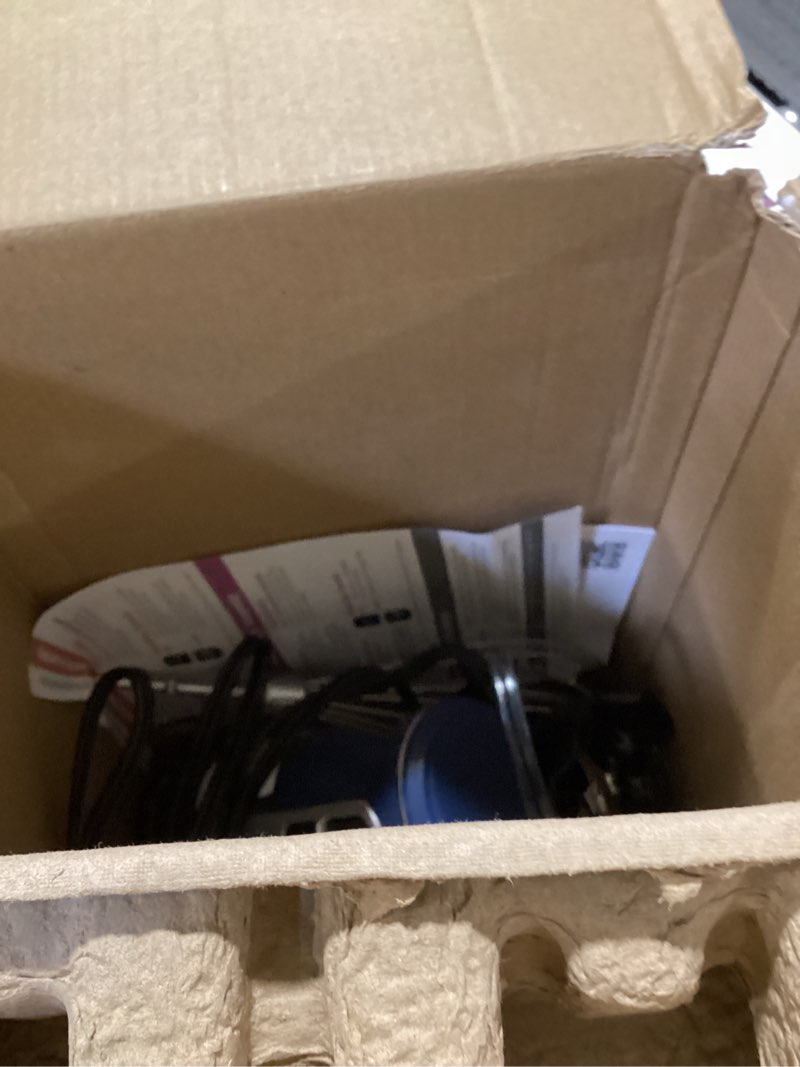 Condition photo showing As Is for Ninja Immersion Blender and Whisk, Hand Stick Blender, 4 Speeds, with SplatterShield and PanProtect, 4-Cup Blending Vessel, Dishwasher Safe, 5-ft Cord, Ergonomic, Deep Navy, CI201ND