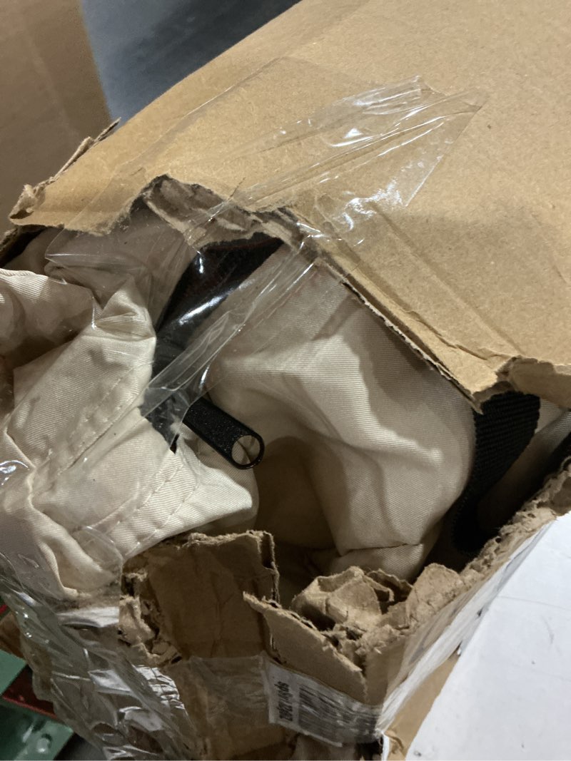 Condition photo showing As Is for Twin Bed Canopy Portable Blackout Bed Tent Privacy Tent for Adult Indoor Sleeping with 3 Doors, Storage Bag, Khaki Khaki 41.3"W x 78.7"L (Pack of 1)