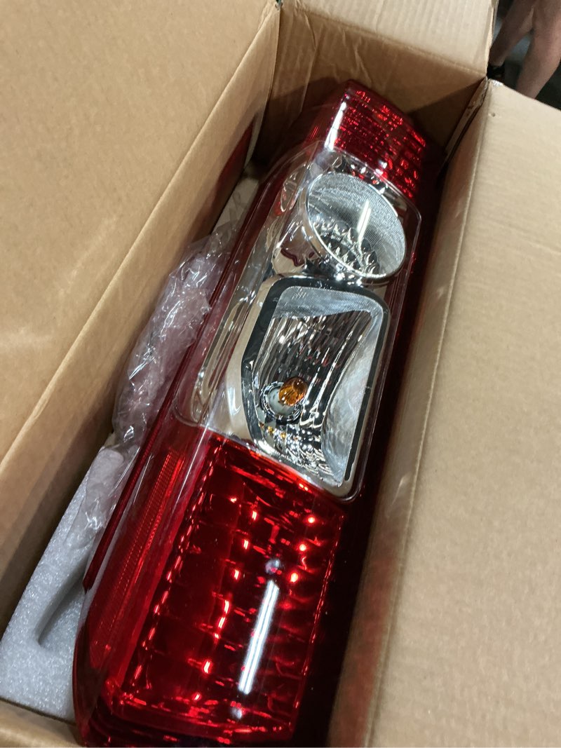 Condition photo showing Good Condition for rear left tail light lamp lens for peugeot boxer fiat ducato citroen relay (2006-2014) pre-facelift 1344050080 6350z2 1606664080 6350le
