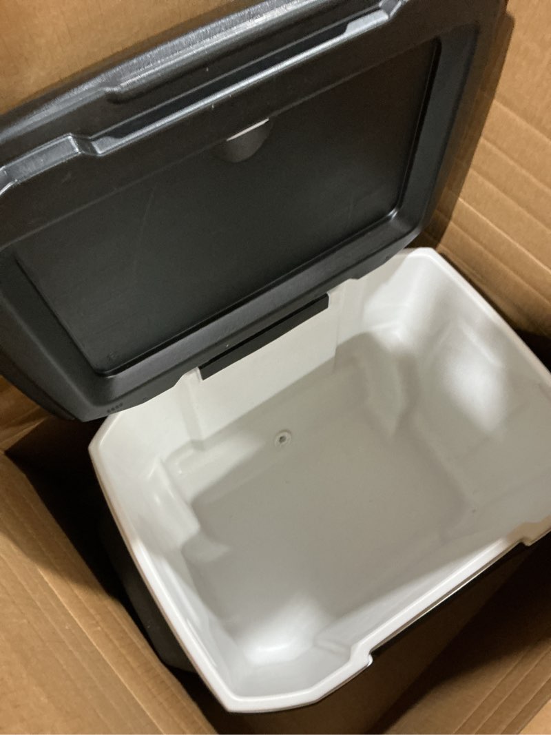 Condition photo showing Good Condition for Coleman Xtreme 50qt Rolling Cooler with Wheels, Extra-Walled Insulation Keeps Ice up to 5 Days, Portable Wheeled Hard Chiller Black Cooler