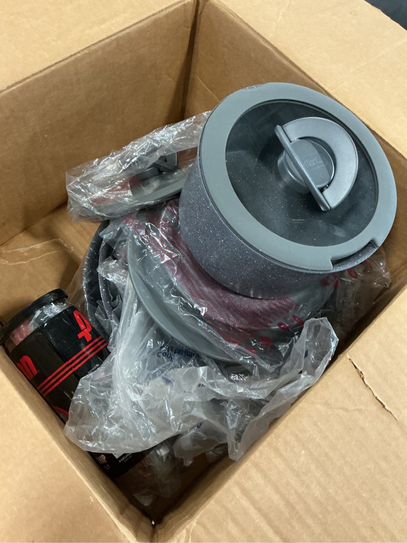 Condition photo showing As Is for T-fal Ingenio Essentials Cookware Set with Detachable/Removable Handle 11 Piece, Granite Titanium Non Stick, Oven Broiler Safe 500F, Stackable, Pots and Pans Set, Frying Pans, Dishwasher Safe, Gray