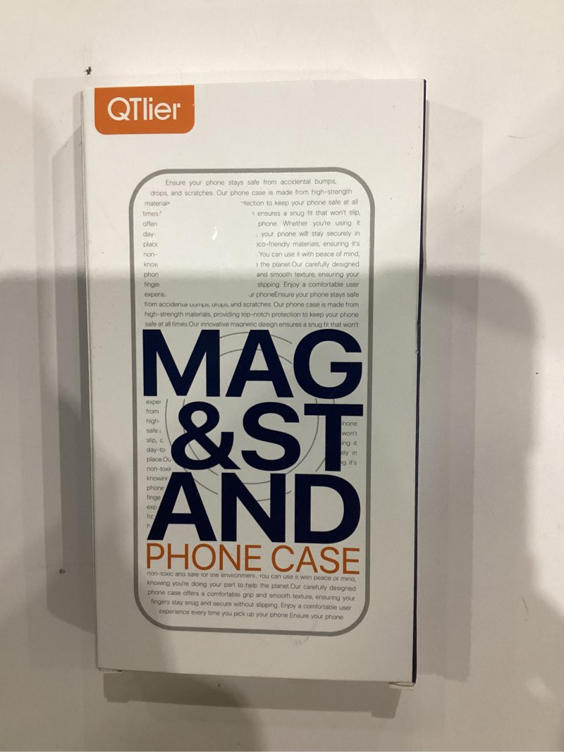 Condition photo showing New/Like New for QTlier case for iPhone 14pro, 360 Rotatable Ring Stand, Raised Camera Frame, Shockproof with MagSafe Pink for iPhone 14 Pro 6.1" Translucent Pink