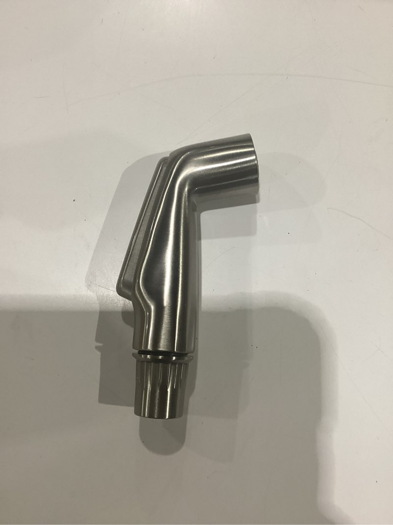 Condition photo showing New/Like New for universal kitchen sink side sprayer head replacement sink spray attachment compatible with delta, moen, kohler oem brand, kitchen sink faucet sprayer head, brushed nickel handy design brushed nickel