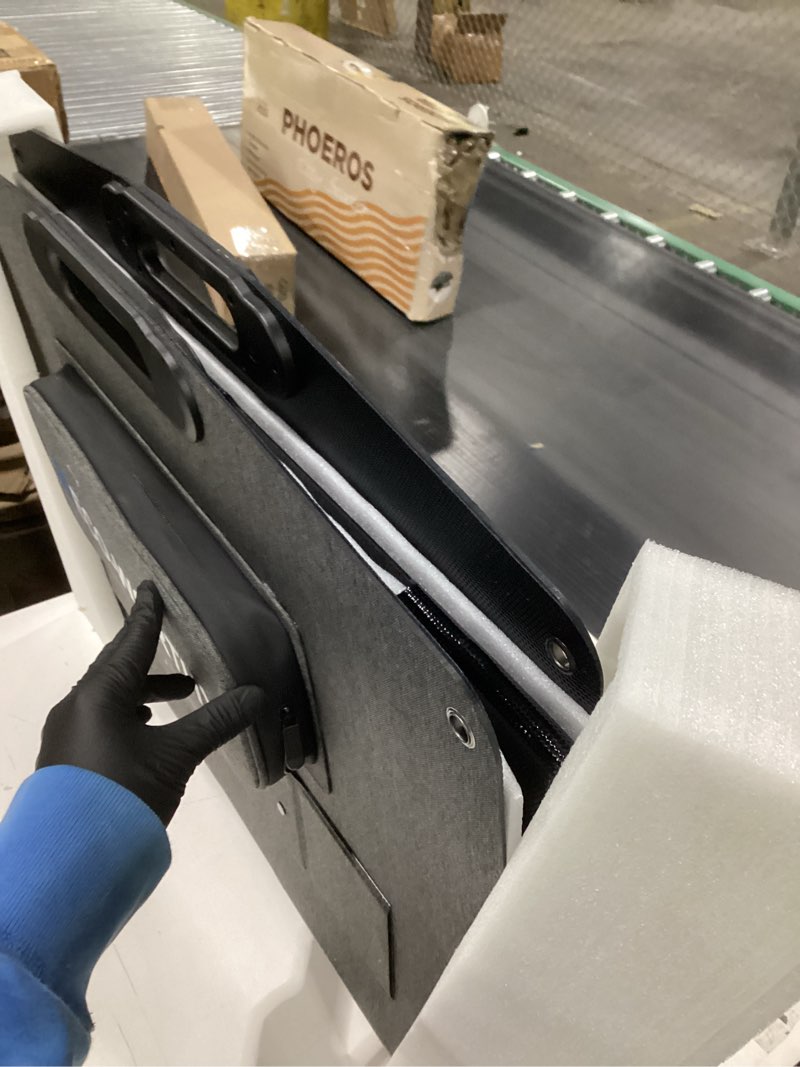 Condition photo showing New/Like New for ECO-WORTHY 200W Portable Solar Panel, Foldable Solar Panel Charger 12BB with Adjustable Kickstand,23% High Efficiency for Power Station Outdoor RV Camping Off Grid Hiking