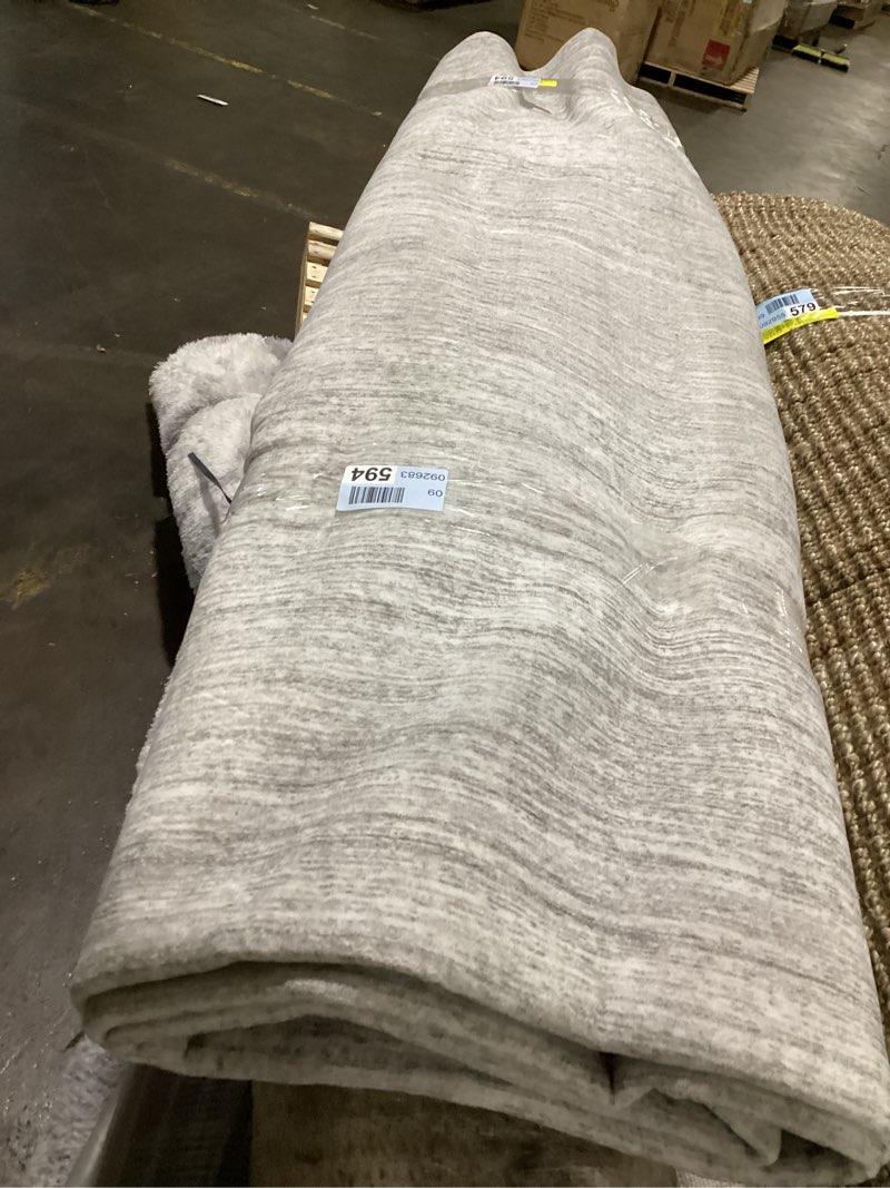 Condition photo showing Good Condition for similar unknown size.. rugs for living room, large washable grey white rug, thin non slip low pile carpet, vintage abstract boho rug for bedroom, dining room, farmhouse, home office, gray