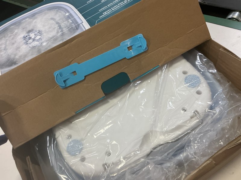 Condition photo showing Good Condition for Homedics Smart Space Essential Collapsible Footbath, Invigorating Bubble Massage, Heatkeep Technology, Patented Collapsible Design, Safety-Lock System, Safe for Bath Salts, Bath Salts Included