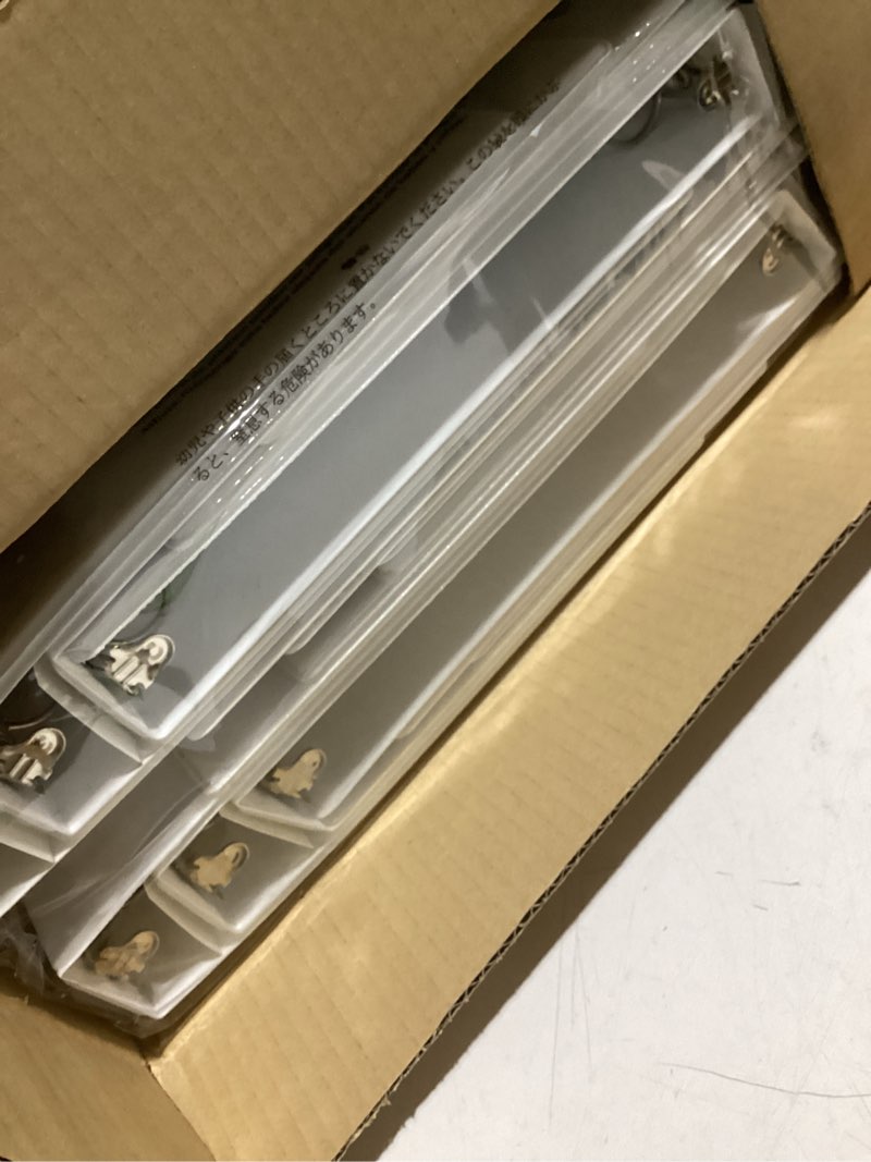 Condition photo showing Good Condition for sunee 3 ring binders 1 inch 12 pack, clear view binders bulk three ring pvc-free (fit 8.5x11 inches) for school or office supplies, white 1 inch 12 pack white