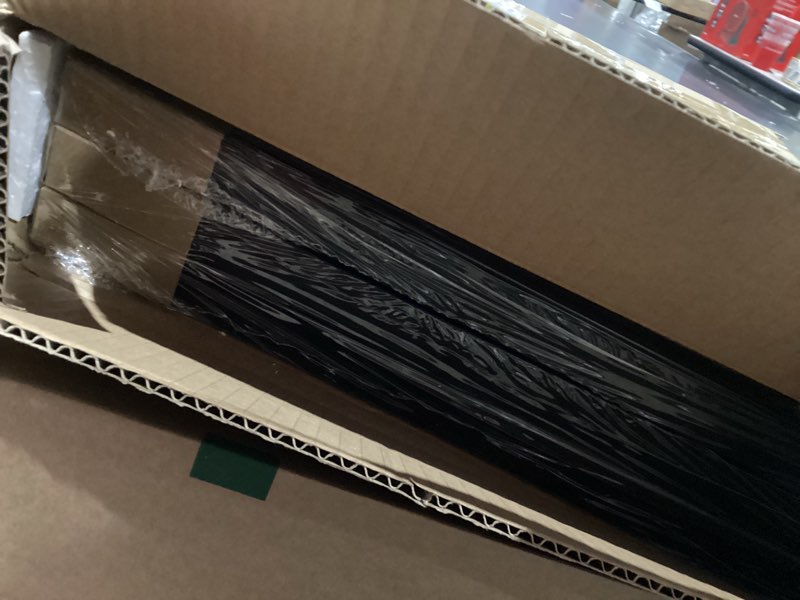 Condition photo showing New/Like New for QKF Large Glossy Canvas Abstract Geometric Wall Art Dark Graphics Modern Home Living Room Bedroom Wall Decor Painting Poster Printing Artwork 20 "X 28" 20" X 28" X 3 pieces Black Ash