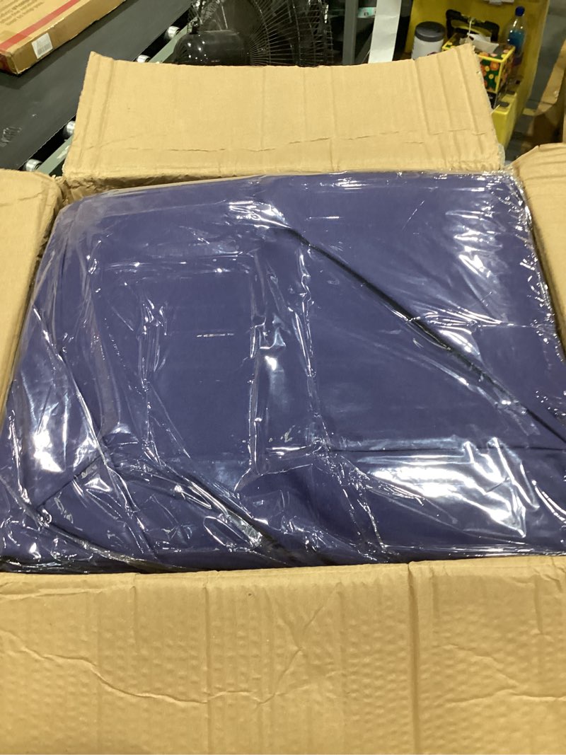 Condition photo showing As Is for outdoor deep seat cushion set, 24x24 inch water-resistant & fade-resistant outdoor chair cushions, patio furniture cushions with removable cover for patio chair, sofa,navy blue (set of 4) 24*24+5.75/25*22.5" navy blue 4