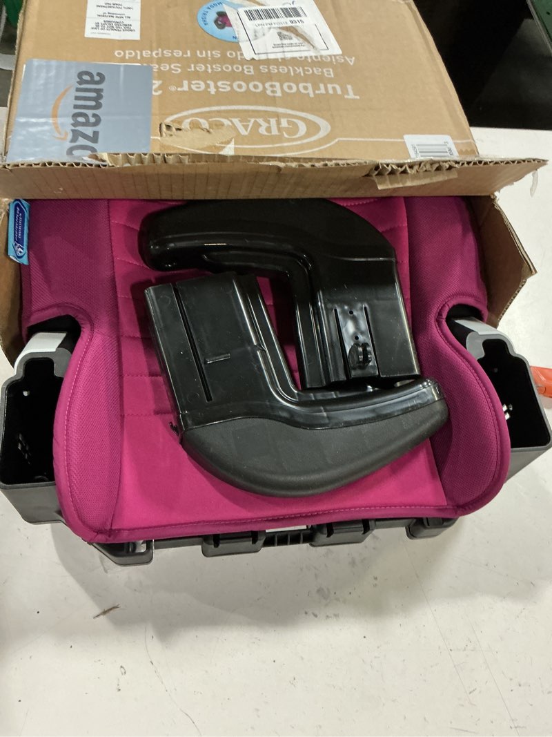 Condition photo showing New/Like New for Graco TurboBooster 2.0 Backless Booster Car Seat, Trisha, Easy to Clean with Halfway Cup Holders