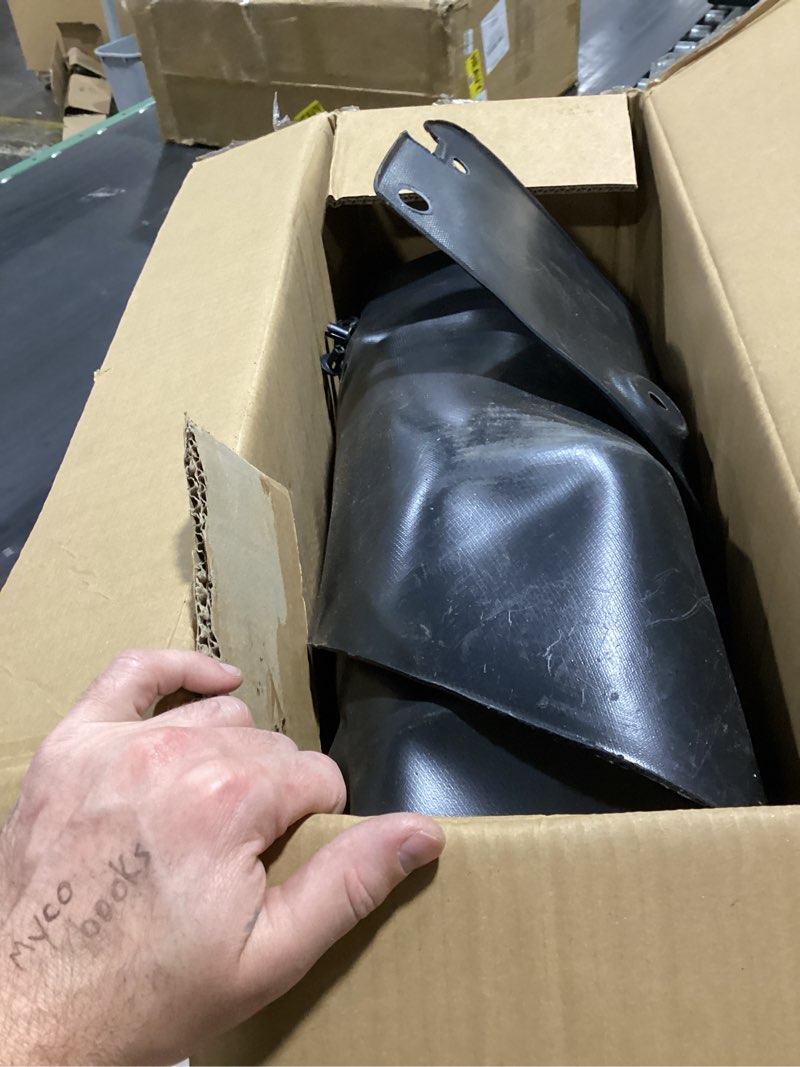 Condition photo showing As Is for rear wheel well guard compatible with 2019-2026 chevy silverado 1500 rear wheel well liners tire inner fenders replacement for 2019-2026 chevy silverado accessories