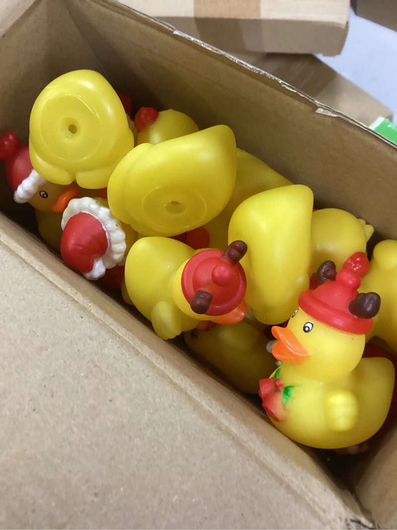Condition photo showing New/Like New for Honoson 36 Pcs Rubber Duck in Bulk Mini Toy Rubber Duck for Bath Birthday Gifts Shower Party Favors Decoration(Holiday)