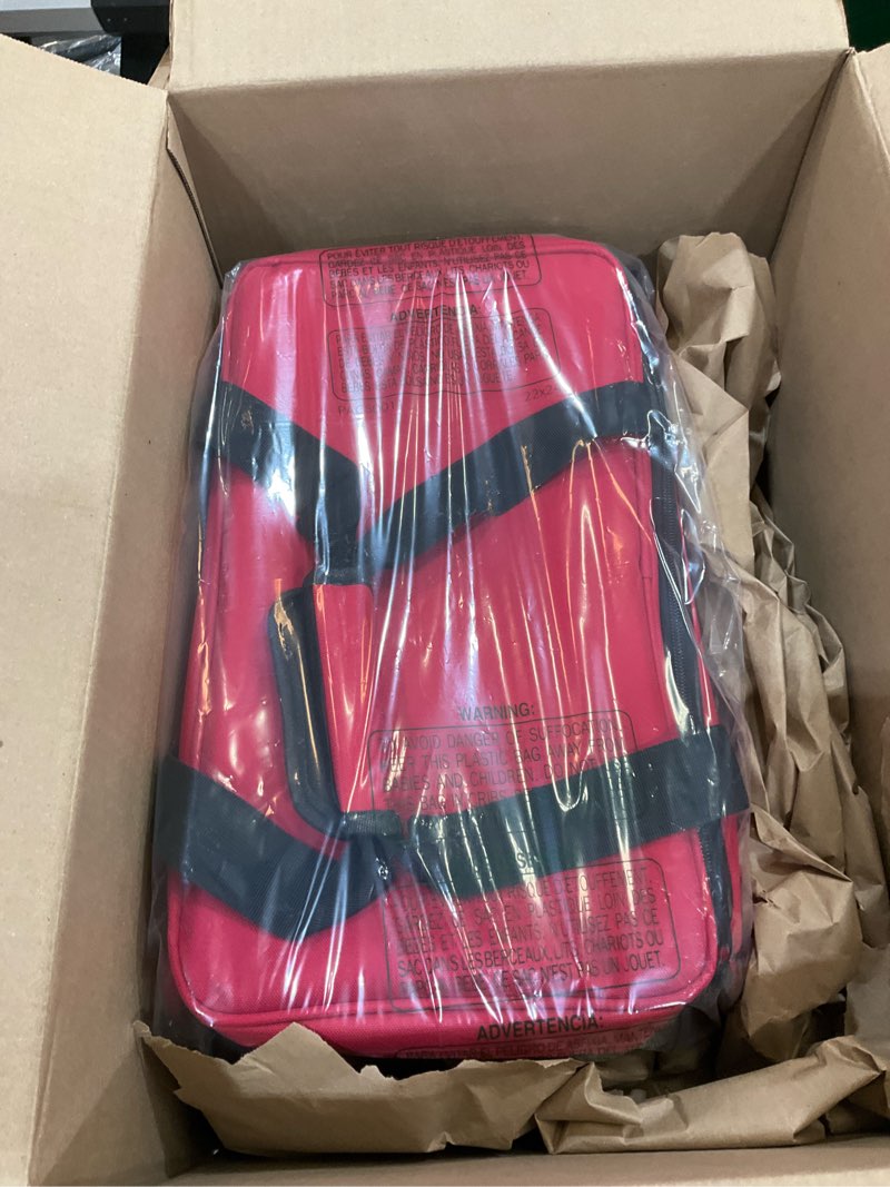 Condition photo showing New/Like New for medical bag,first aid bag,first responder bag for trauma,emergency medical bag organizer,trauma bag with detachable dividers for nurses,home health care, emt(bag only) red