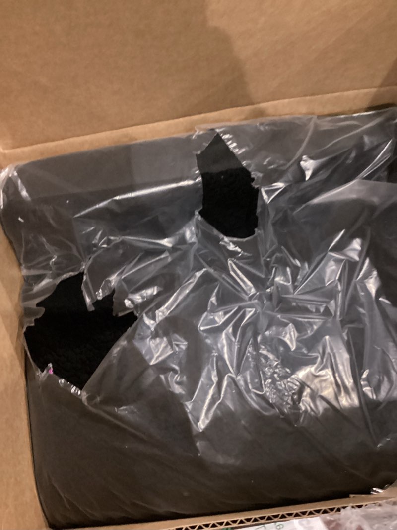 Condition photo showing Good Condition for Patas Lague Orthopedic Dog Bed Large Sized Dog 36''X24'',Soft Waterproof Egg Crate Foam Medium Pet Crate Beds Mat with Removable Washable Cover and Non-Slip Bottom, Black L:36x24x3.5 IN Black