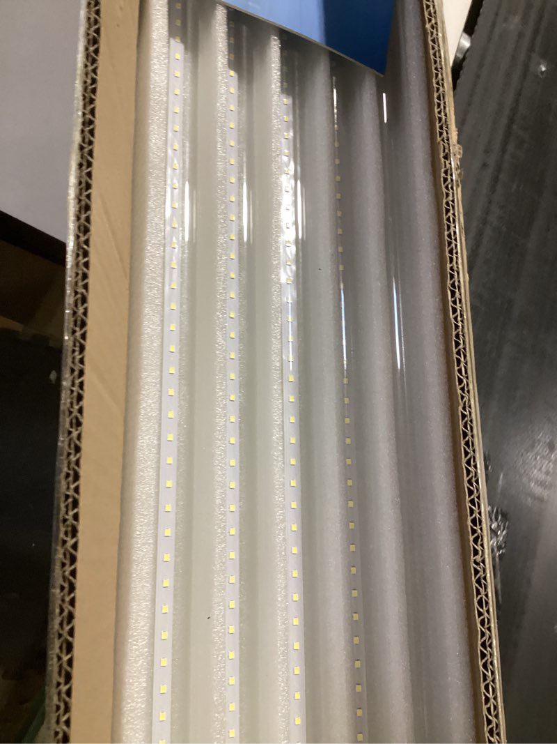 Condition photo showing As Is for Sunco 30 Pack T8 LED Bulbs 4 Foot, Tube Light Bulbs Ballast Bypass, 48 Inch Fluorescent Replacement, 2200 LM, 18W, 5000K Daylight, Single Ended Power, Type B, Clear Lens UL