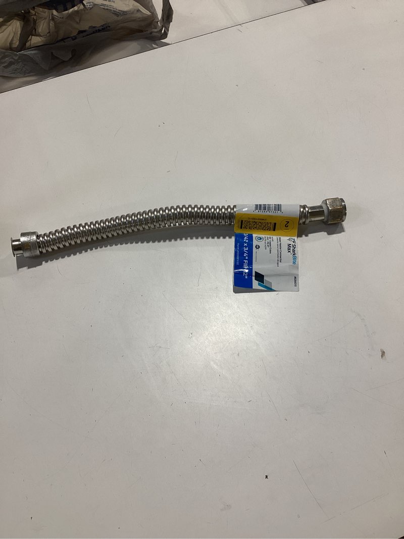 Condition photo showing Good Condition for sharkbite 12-in 3/4 -in push-to-connect inlet x 3/4 -in fip outlet braided stainless steel water heater