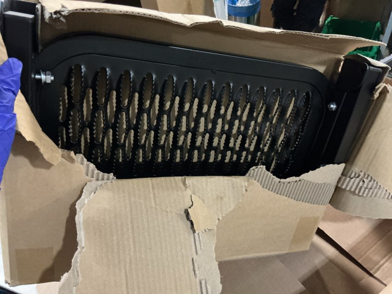 Condition photo showing Good Condition for dicmic folding heavy duty tire step for truck, suv and rv adjustable tire mounted step fit most tire from 10.2” to 14.4”, rated up to 300 lbs, shark jaw shape non-slip design, black type2 black
