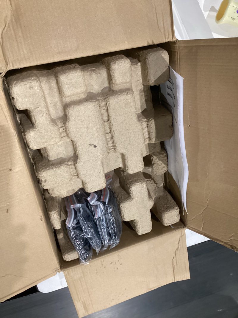 Condition photo showing Good Condition for Electric Cheese Grater, Salad Maker with 5 Replaceable Multi-use Blades, 250W Electric Cheese Shredder, One-Touch Kitchen Slicer Salad Machine for Vegetables, Fruits, Cheeses, Nuts Space silver A-5 Blade Set