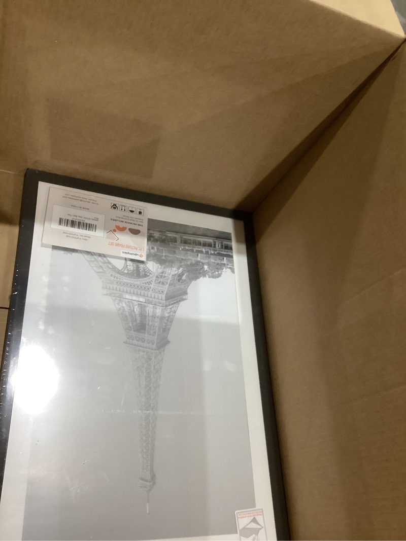 Condition photo showing Good Condition for upsimples 13x19 Picture Frame, Display Pictures 11x17 with Mat or 13 x 19 Without, Wall Hanging Poster Frames, Black, 1 Pack Black 13x19