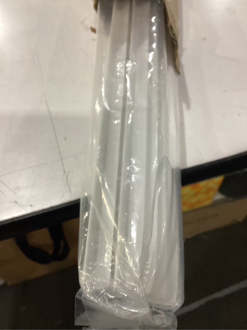 Condition photo showing New/Like New for pushglossy 2 pcs replacement door bottom with vinyl fins 36" long 1 3/4" wide threshold seal bottom of door weatherstrip kerf weather stripping for 7/8" between barbs (white) white 2