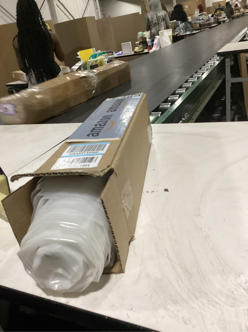 Condition photo showing New/Like New for aluf plastics 6 mil thick extra strong heavy duty clear all purpose vapor and moisture barrier sheet tarp/drop cloth - 10' x 25' - for painting, furniture, carpet, contractor, & construction 10ft x 25ft sheeting, 6 mil, 1 count clear