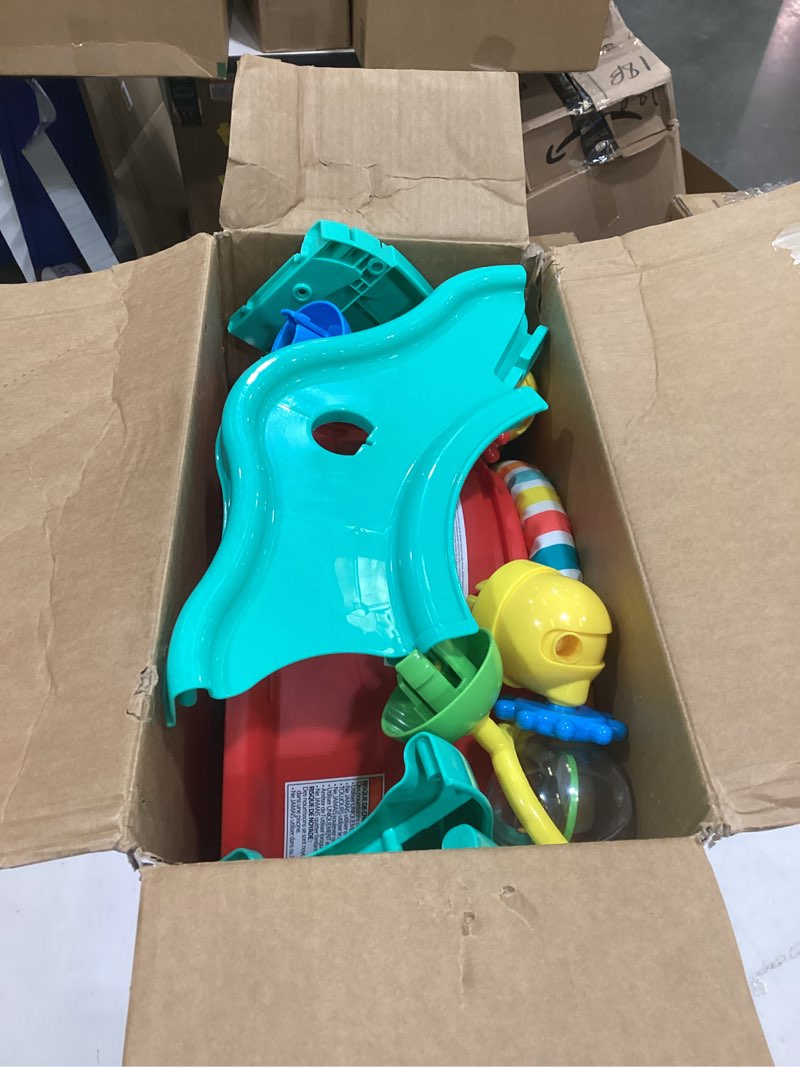 Condition photo showing Good Condition for bright starts 3-in-1 superseat playful paradise, baby activity seat with toys, snacking tray, booster seat, bpa free tray, unisex, 6 months +